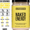 NAKED Citrus Energy - Citrus Flavored Clean Pre Workout Supplement for Men and Women, Vegan Friendly, No Added Sweeteners, Colors Or Flavors - 30 Servings